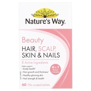 (PRE ORDER) Nature's Way Beauty Hair Scalp Skin & Nails 60 Tablets shelf life 2yrs